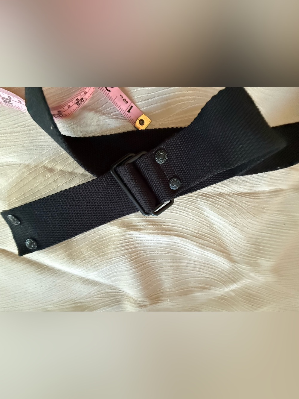 Vtg Live Fast Affliction Webbed Canvas Belt w/Metal Buckle 2βw by 47β L guc